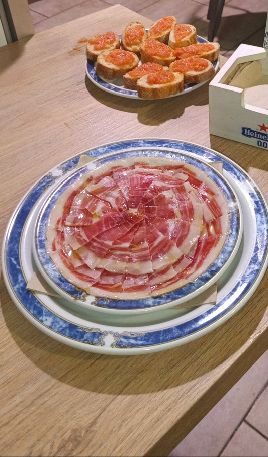 75% ACORN-FED HAM PACK OF 5 PLATED 100G PROFESSIONAL.